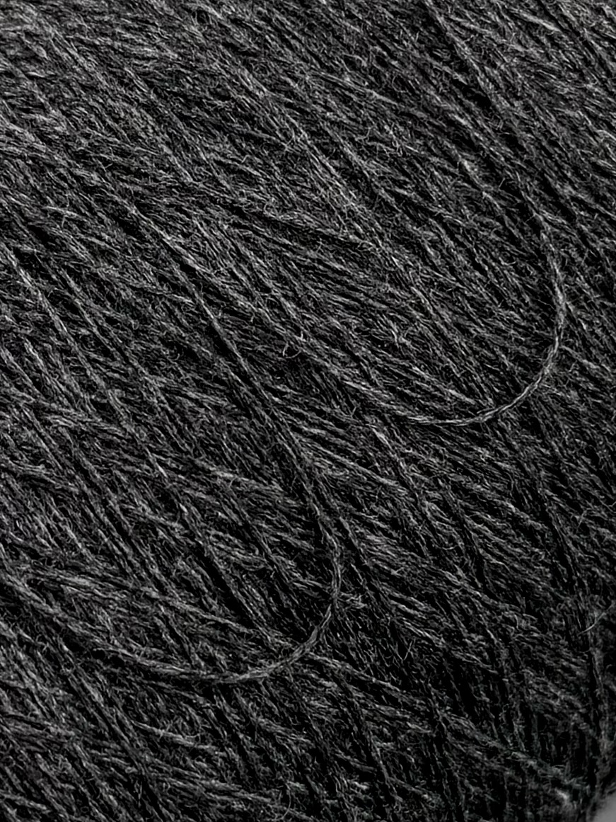 Cariaggi Art. PCKA000 - 100 % Kaschmir Nm 2/28 Anthrazit Melange
